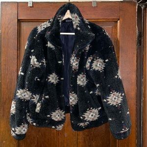 Blue B Aztec Sherpa Jacket